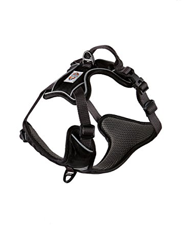 Dog Harness by My Busy Dog | No Pull, Easy On/Off, Front and Back Leash Attachments, Handle, Metal Strap Adjuster to Keep Fit | Perfect for Small or Large Dogs | Size Chart in Pictures