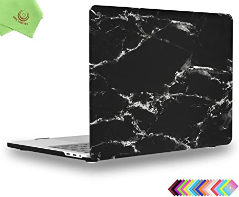 MacBook Pro 16 inch Case 2019 Release Model A2141, UESWILL Marble Pattern Hard Case for MacBook Pro 16 inch with Touch Bar & USB-C, Black/White