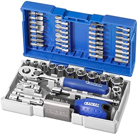 Expert by FACOM e030729 Socket Wrench Set with 1/4 Inch Bits