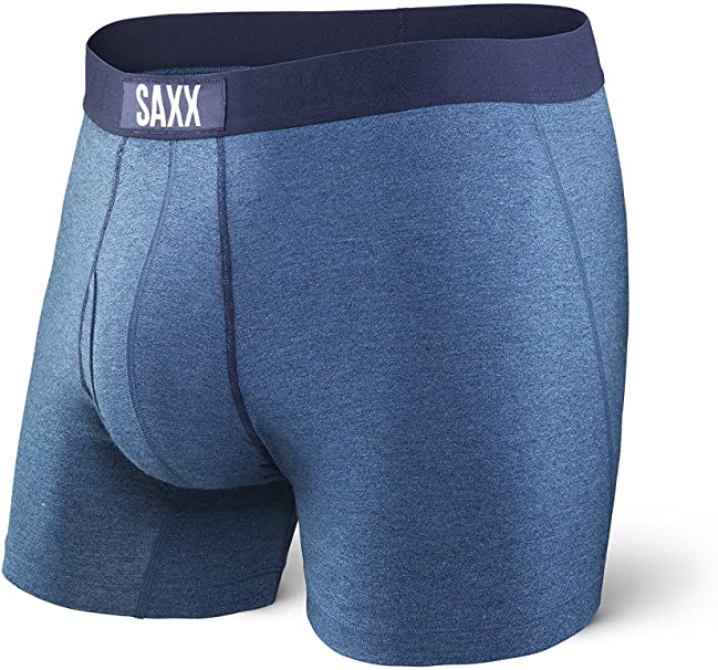 Saxx Underwear Men's Boxer Briefs- Ultra Boxer Briefs with Fly and Built-in Ballpark Pouch Support – Underwear for Men
