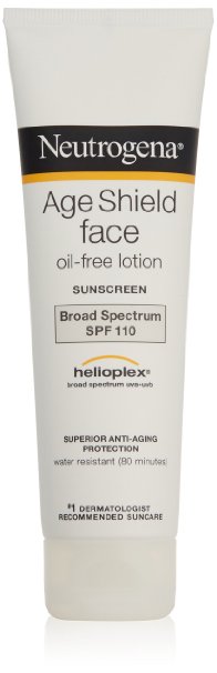 Neutrogena Age Shield Face Lotion Sunscreen Broad Spectrum SPF 110 30 fl Oz