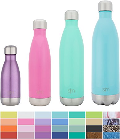 Simple Modern Wave Water Bottle - Vacuum Insulated Double-Walled 18/8 Stainless Steel Hydro Swell Flask