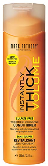 Marc Anthony Instantly Thick Sulfate-Free Weightless Volumizing Conditioner, 12.9 Ounces, Conditions Hair and Boosts Volume, Helps Thin, Fine or Flat Hair Look Fuller