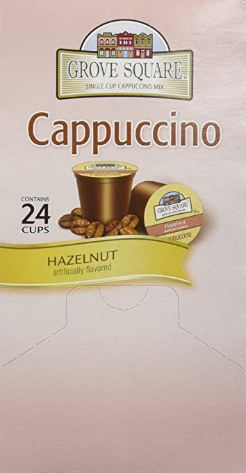 GROVE SQUARE HAZELNUT CAPPUCCINO 96 Single serve cups