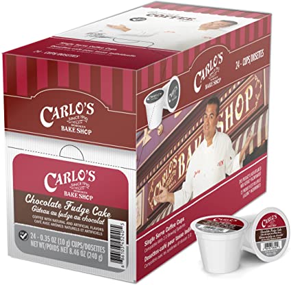 Cake Boss Chocolate Fudge Cake Coffee Capsule, Compatible with Keurig K-Cup Brewers, 24-Count