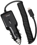 AmazonBasics Apple Certified Lightning Car Charger for iPhone iPad and iPod - Coiled