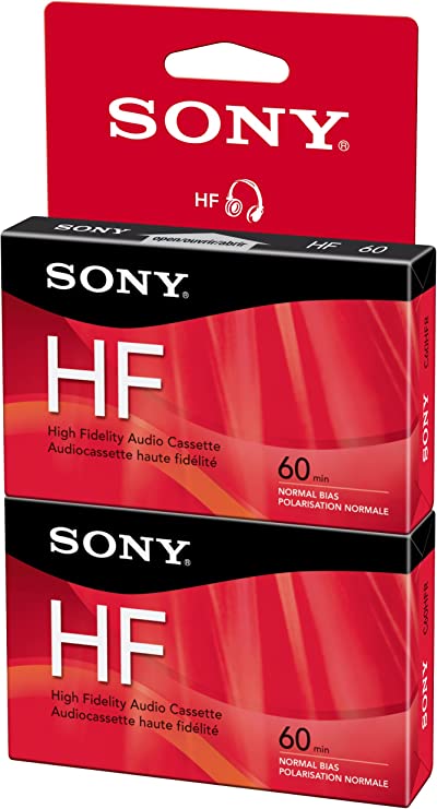 Sony C60HFR/2 60 Minute HF Audio Tape (Hang Tab)