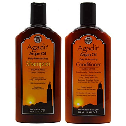 Agadir Argan Oil Daily Shampoo   Conditioner "Combo Set" 12.4oz/366ml