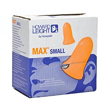 Howard Leight by Honeywell MAX Small Disposable Foam Earplugs, 200-Pairs (MAX-1S)