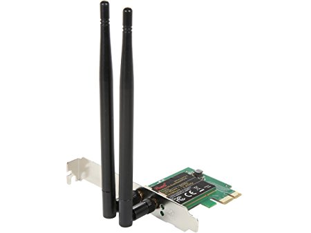 Rosewill WiFi Adapter/ Wireless Adapter/ Network Card, 802.11AC1200 Dual Band PCI-E Wireless Network Adapter, 2.4Ghz 300Mbps  5Ghz 867Mbps including Low-profile Bracket, Support Windows XP/7/8/8.1/10