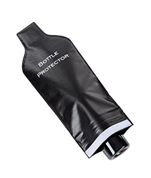Reusable Wine Bottle Protector for Travel (4 pack) - Double Layer Protection with Inner Skin and Leak Proof Exterior Ensures Safe Transportation in Luggage - Great Gift for Wine Lovers