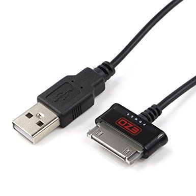 EZOPower 2-in-1 Extra Long USB Charge and Sync Data Cable For Samsung Galaxy Tab 2, Galaxy Note N8013 Tablet - Black / 10 Feet