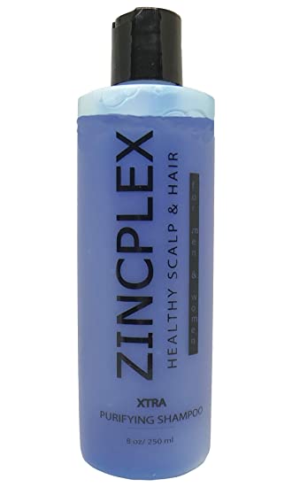 Zplex Extra rength Sebum and Gunk Scalp Shampoo For Hardened Cruy Clogged,8 Fl Oz (Pack of 1)