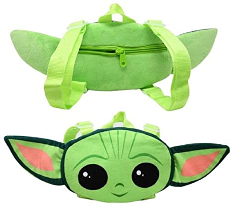 Star Wars The Child Baby Yoda Head Shaped Plush Backpack 14-16"