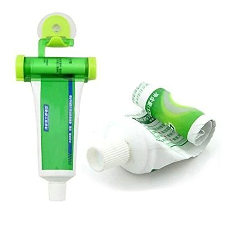 Coromose Green Toothpaste Sucker Holder Rolling Squeezer