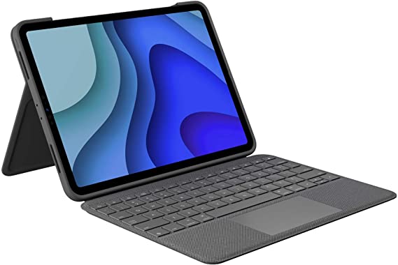 Logitech Folio Touch iPad Keyboard Case with Trackpad and Smart Connector for iPad Pro 11-inch – Grey