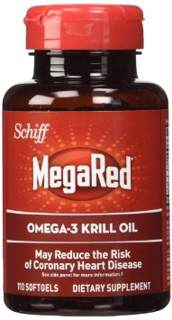 MegaRed Omega-3 Krill Oil 300 mg Mega Red 110 Softgels Schiff