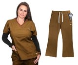 Material Girl Scrub Set Stretch Top and Pants 1039-07