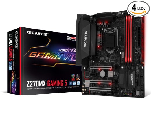 GIGABYTE GA-Z270MX-Gaming 5 LGA1151 Intel Z270 2-Way SLI Micro ATX DDR4 Motherboard