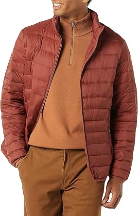 Amazon Essentials Herren Verstaubare, Leichte, Wasserabweisende Pufferjacke (Erhältlich In Big & Tall)