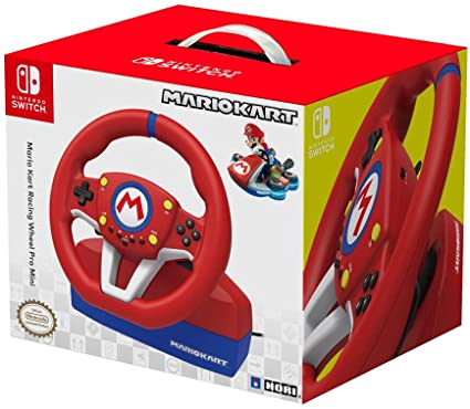 Nintendo Switch Mario Kart Racing Wheel Pro Mini by HORI - Officially Licensed by Nintendo