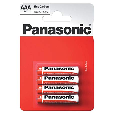 Panasonic 1010 Zinc R03R AAA Micro Special Power Battery