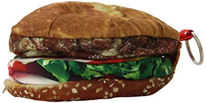 DCI Yummy Pocket Zip Coin Purse, Hamburger