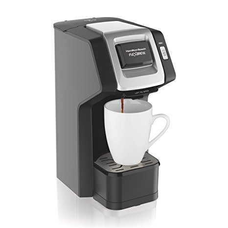 Hamilton Beach 49974 FlexBrew Single-Serve Coffee Maker for K-Cups and Ground Coffee, Black