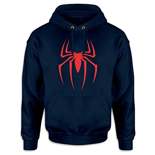GameReserves Unisex Superhero Spider Printed Cotton Hoodies | Sweatshirt