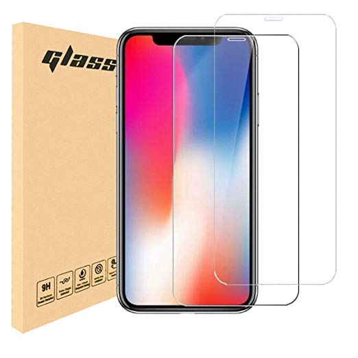 iPhone X Screen Protector Tempered Glass 2 Pack [ Edge to Edge Protection ] for Apple iPhone X (2017)