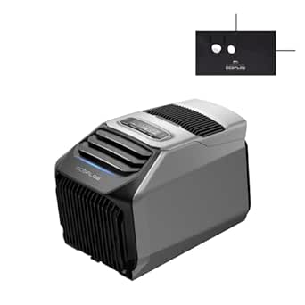 EF ECOFLOW WAVE 2 Portable Air Conditioner&Car Vent Kit, Air Conditioning Unit with Heat, Portable AC for Outdoor Tent Camping/RVs or Home Use (Battery Not Included)