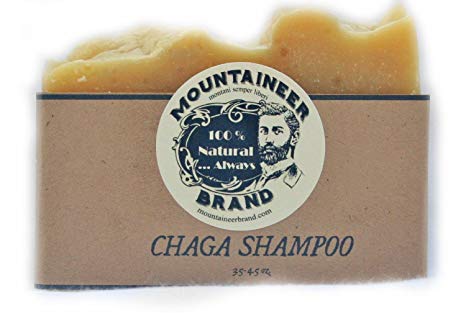 Mountaineer Brand Natural Chaga Shampoo Bar