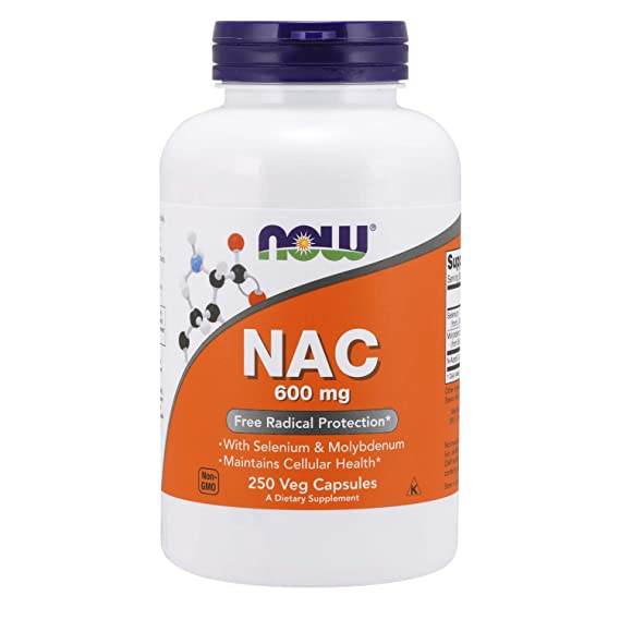 Now Foods, N-Acetyl Cysteine (NAC), 600 mg, 250 Vcaps