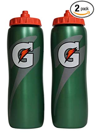 Gatorade Squeeze Water Sports Bottle 32oz Pack of 2