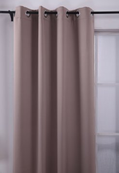 Deconovo Grommet Top Window Thermal Insulated Blackout Curtain 52 Inch Wide By 63 Inch Long Khaki