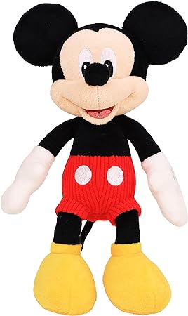 Disney Junior Mickey Mouse Bean Plush Mickey Mouse Stuffed Animal, Officially Licensed Kids Toys for Ages 2 Up by Just Play