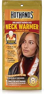 HotHands Neck Warmer - Up to 8 Hours of Warmth - Ready to Use, Portable & Packable