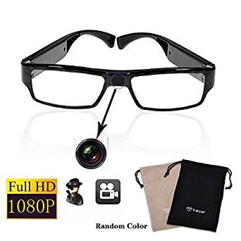 A0CHAN HD 1080P Hidden Digital Video Recorder Glasses Spy Camera Eyewear DVR Camcorder Eyeglass 16GB TF Card