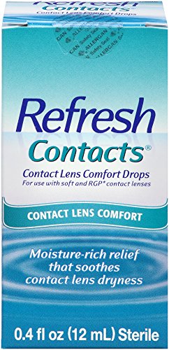 Refresh Contacts Contact Lens Comfort Drops, 0.4 Fluid Ounces (12 ml)