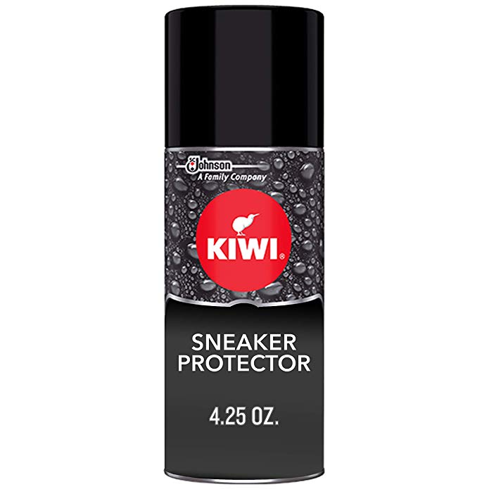 KIWI Sneaker Protector 4.25 oz - Stain repellent and waterproof spray for shoes. For all shoe materials and colors. Step 2 of the 3-Step Sneaker Care system (1 Aerosol Spray Can)