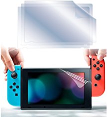 BestTrendy Nintendo Switch Screen Protector, Pack of 3 HD Flim Screen Protectors for Nintendo Switch 2017, Anti-Fingerprint HD Screen Protective Filter Film Anti-Bubble Film