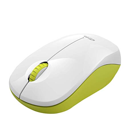 Portronics Toad 12 Wireless 2.4G Optical Mouse with Ergonomic Design, USB Receiver for Notebook, Laptop, Computer, MacBook, Windows, MacOS, (Yellow)