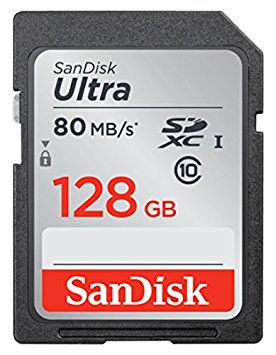 Sandisk Ultra SDXC 128GB 80MBS C10 Flash Memory Card (SDSDUNC-128G-AN6IN)