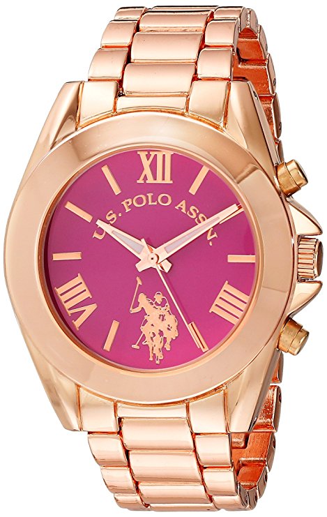 U.S. Polo Assn. Women's USC40049 Rose Gold-Tone Watch