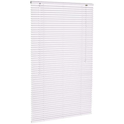 AmazonBasics Aluminium Venetian Blind, 80 x 130 cm - White