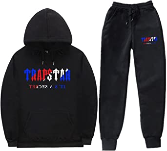 FLYCHEN Trapstar Tracksuits Trapstar Hoodie Unisex Trouser Top Sets