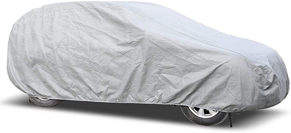 Arch Motoring SUV Car Cover, 5 Layer Waterproof All Weather UV Protection Breathable Jeep Car Cover, Fit Up to 186"