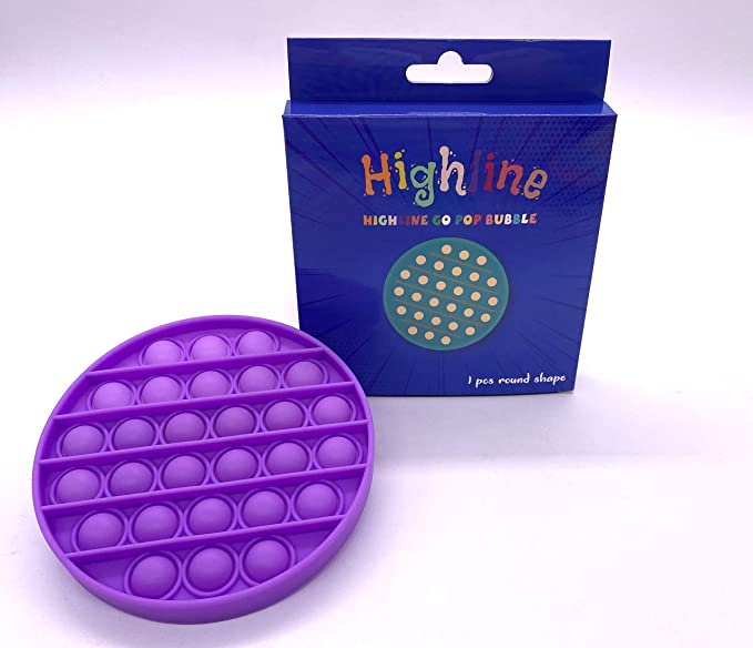 Highline Go PoP Push Bubble Fidget Toy (Pop Purple)