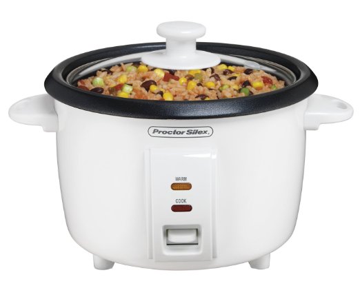 Proctor Silex Rice Cooker (4 Cups uncooked resulting in 8 Cups cooked) 37534NR