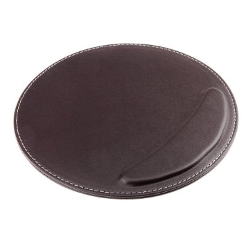 BOBiBobo PU Leather Mouse Pad PU Leather Gaming Mice Mice Pad Mat with Wrist Comfort Rest Computer Desk Stationery Accessories Colors（ brown）